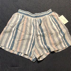 NWT Universal Thread Striped Linen Shorts - L